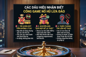 Các Dấu Hiệu Để Bạn Nhận Biết Cổng Game Nổ Hũ Lừa Đảo